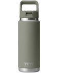 Yeti Rambler 26 oz (769 ml) Bottle With Colour-Blocked Straw Cap (Pampa Green)
