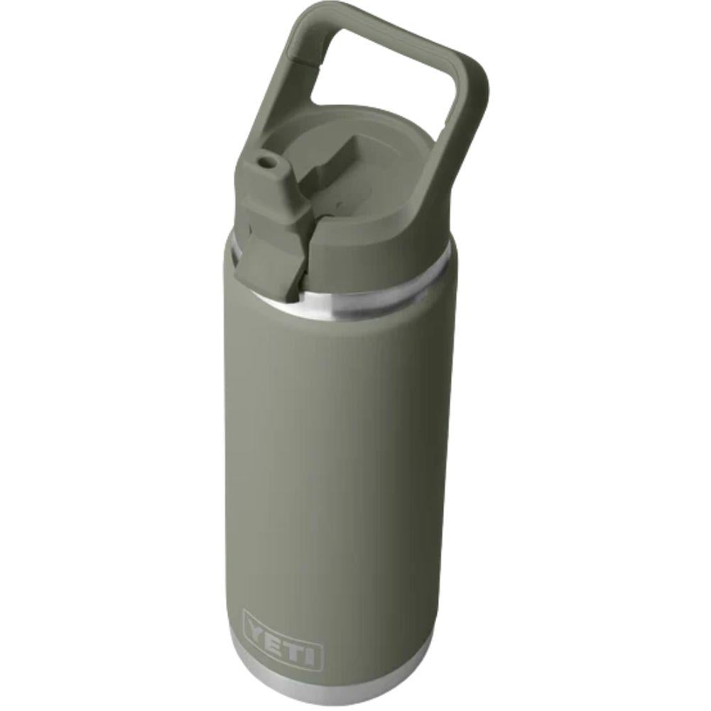 Yeti Rambler 26 oz (769 ml) Bottle With Colour-Blocked Straw Cap (Pampa Green) angle