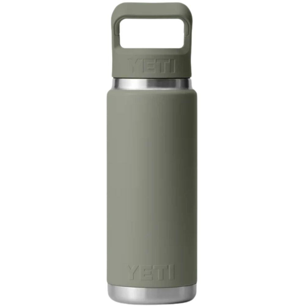 Yeti Rambler 26 oz (769 ml) Bottle With Colour-Blocked Straw Cap (Pampa Green) back
