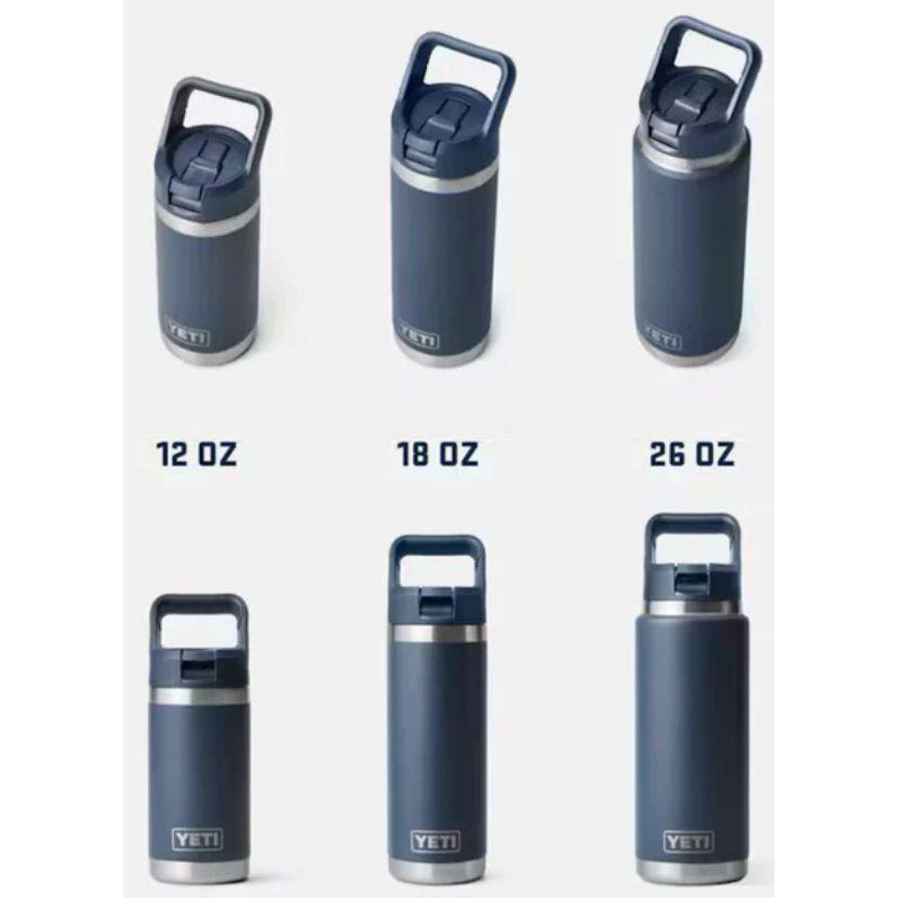 Yeti Rambler 26 oz (769 ml) Bottle With Colour-Blocked Straw Cap (Pampa Green) sizes