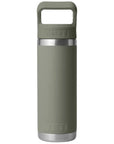 Yeti Rambler 18 oz (532 ml) Bottle With Colour-Matched Straw Cap (Pampa Green) back