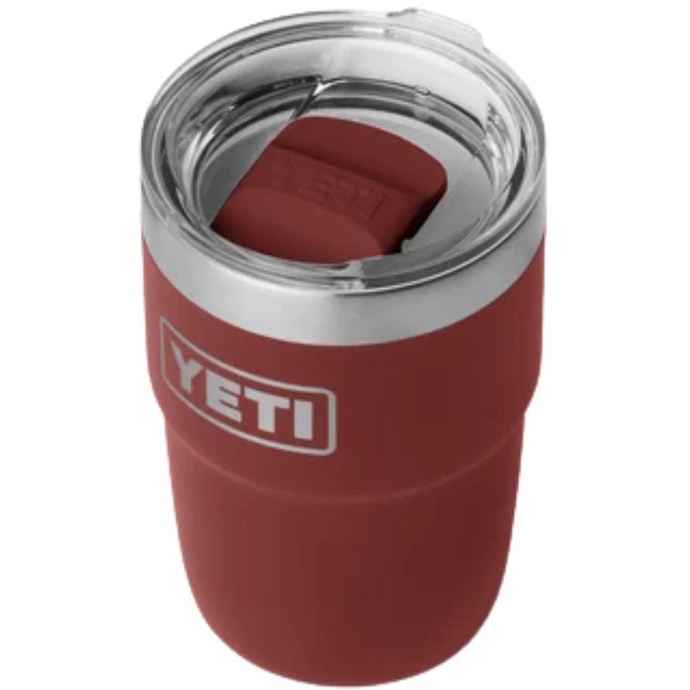 Yeti Rambler 8 oz (236 ml) Stackable Cup With DuraSip Ceramic Lining (Red Stag) angle