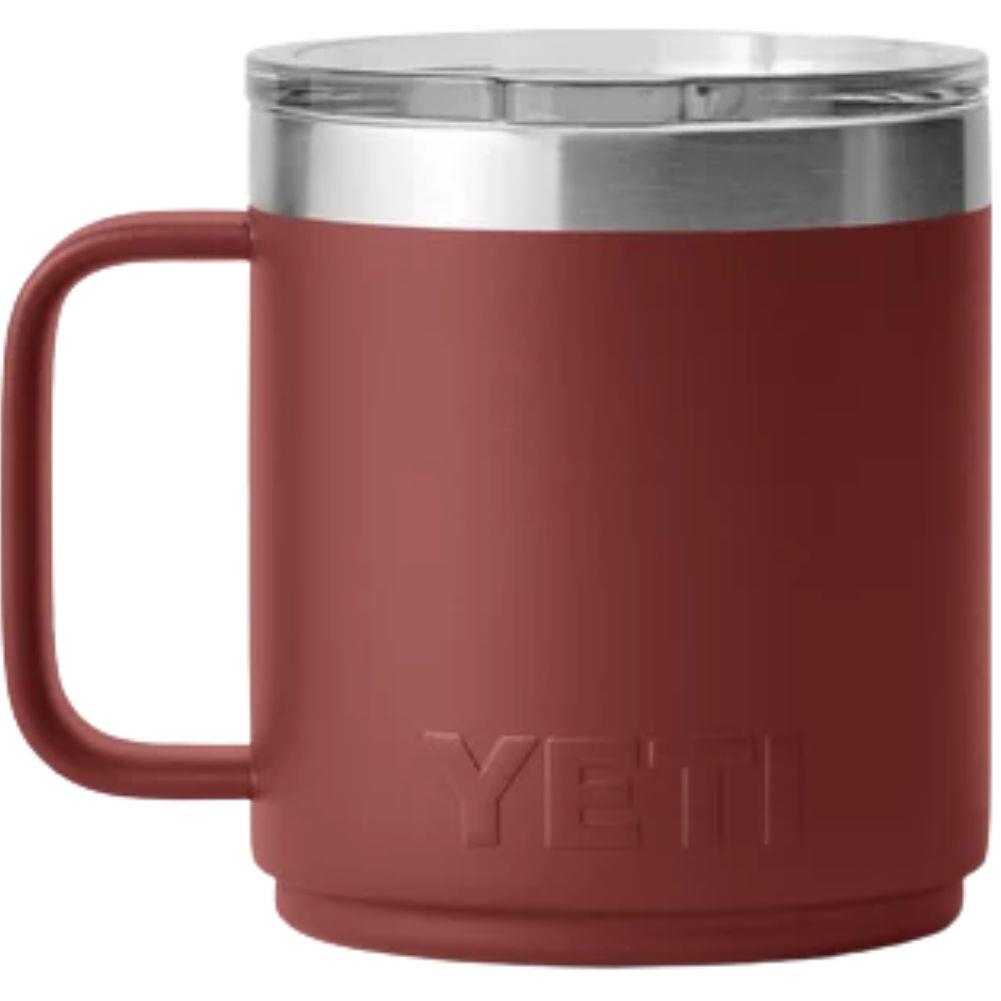 Yeti Rambler 10 oz (295 ml) Stackable Mug With DuraSip Ceramic Lining (Stag Red) back