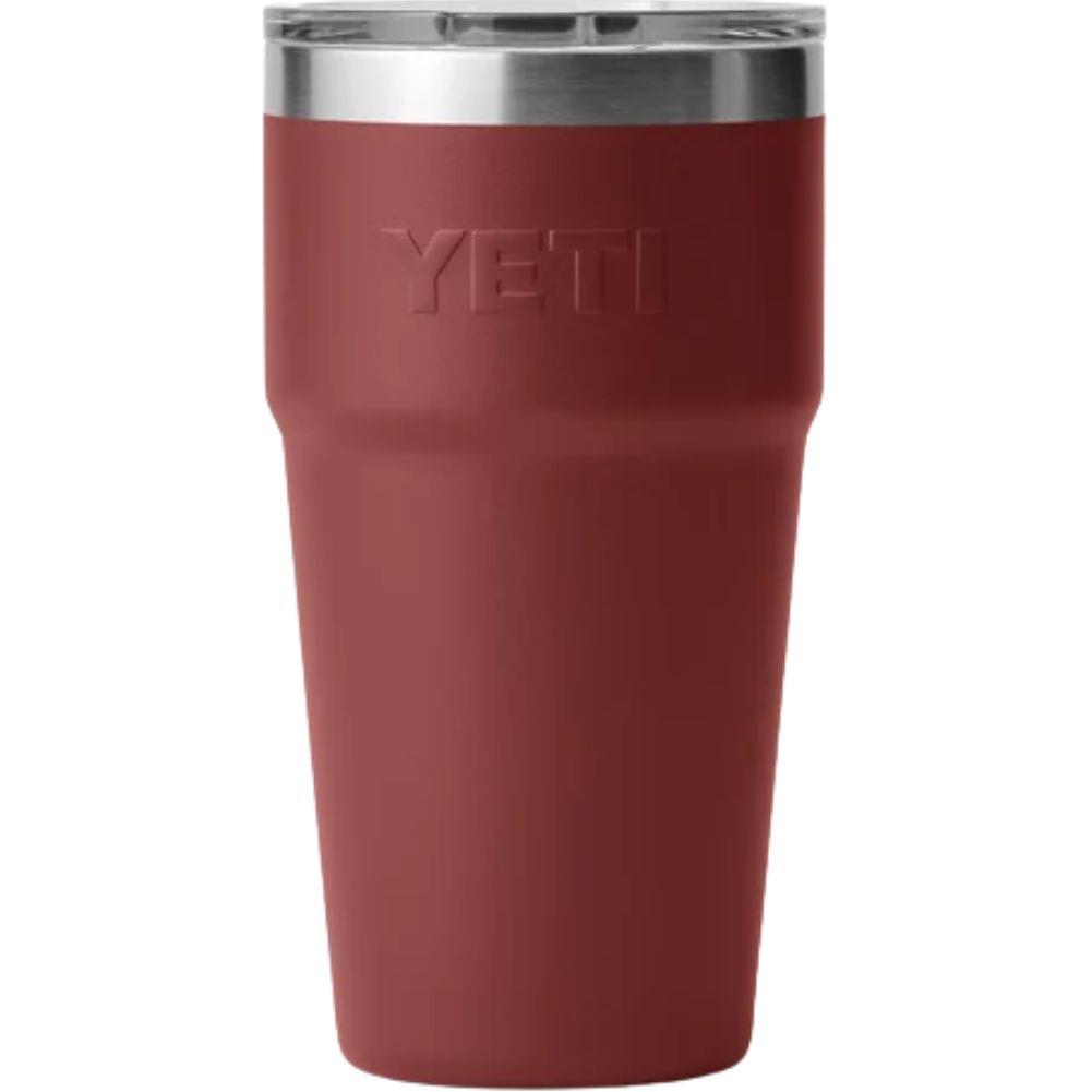 Yeti Rambler 20 oz (591 ml) Stackable Cup With MagSlider Lid (Stag Red) back