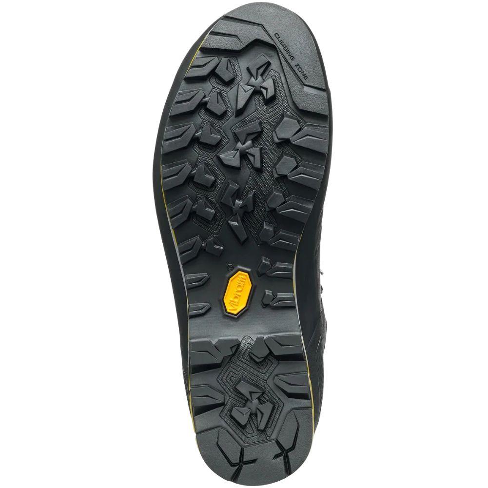 Scarpa Men's Zodiac Tech GTX Mountaineering Boot (Anthracite/Tonic Orange) sole