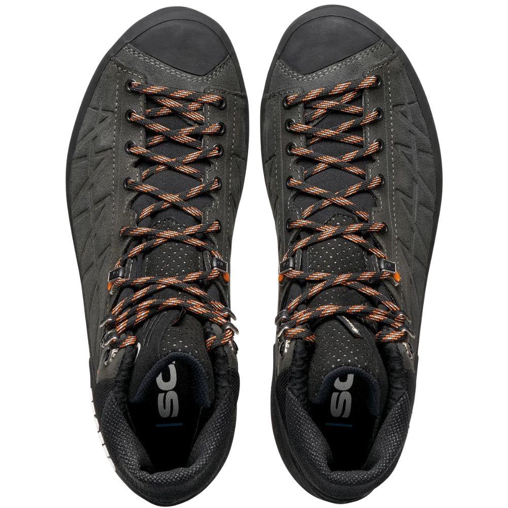 Scarpa Men's Zodiac Tech GTX Mountaineering Boot (Anthracite/Tonic Orange) top