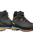 Scarpa Men's Zodiac Tech GTX Mountaineering Boot (Anthracite/Tonic Orange) pair right