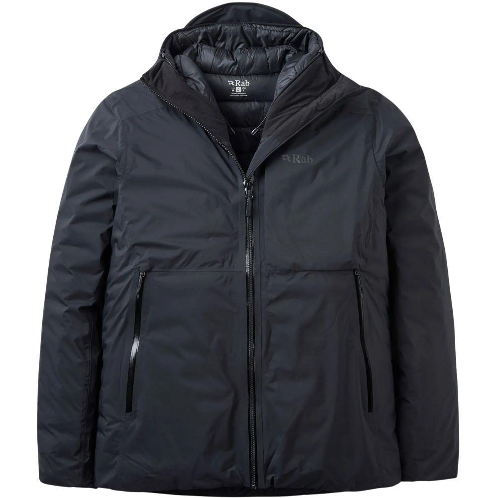 Rab Men's Microlight Shield Waterproof Down Jacket (Black)
