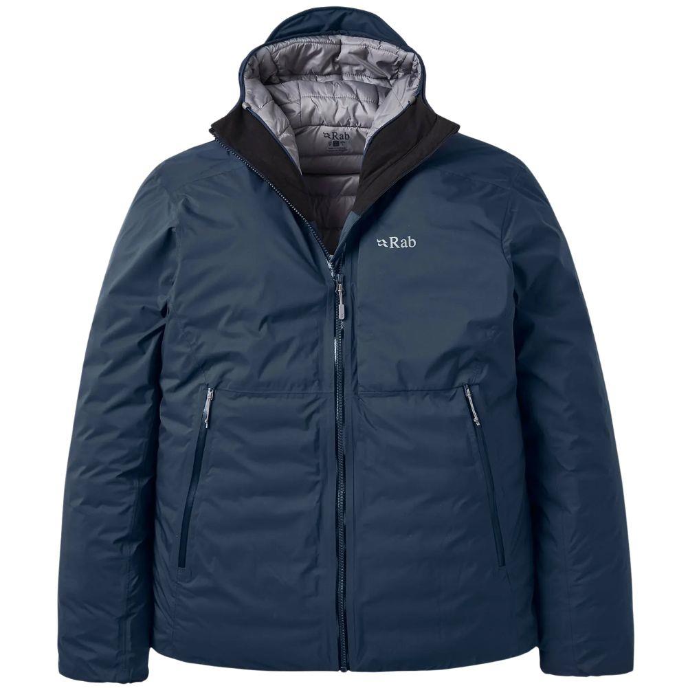 Rab Men's Microlight Shield Waterproof Down Jacket (Galaxy Blue)