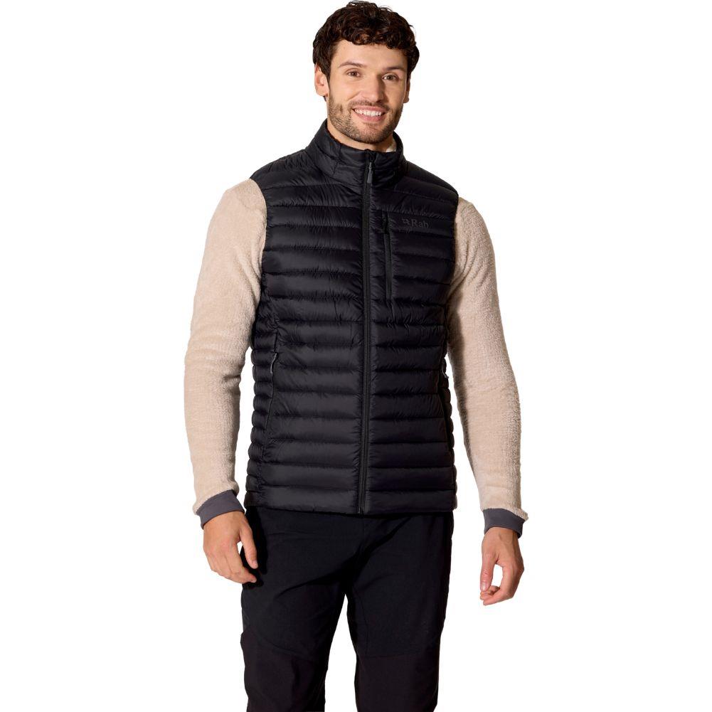 Rab Men's Microlight Down Vest - 2026 (Black) body