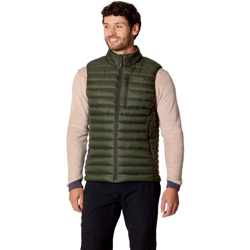 Rab Men's Microlight Down Vest - 2026 (Army) man