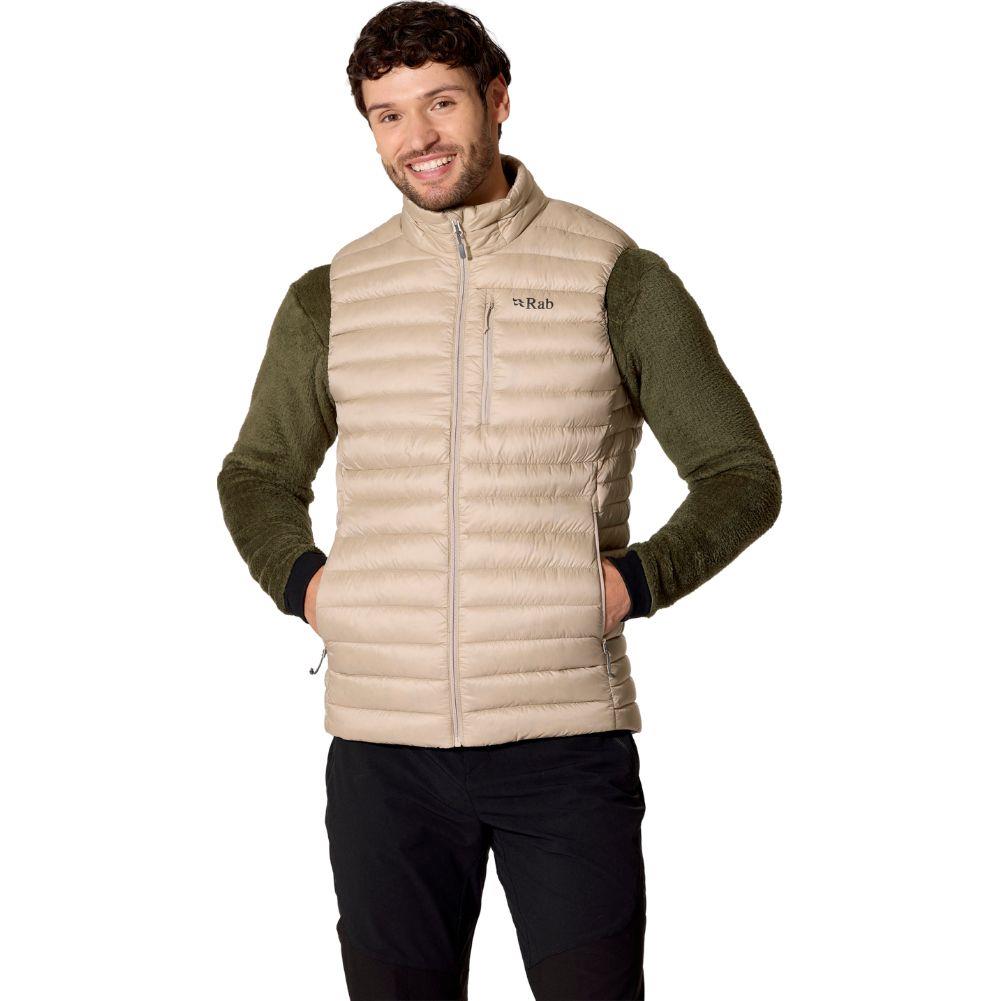 Rab Men's Microlight Down Vest - 2026 (Dark Pebble) male