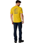 Rab Men's Force Esker Tee (Dark Pollen) man back