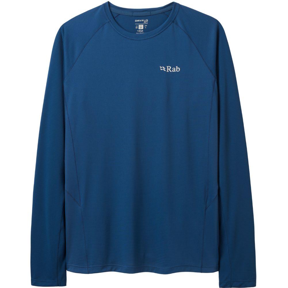 Rab Men's Sonic LS Tee (Tempest Blue)