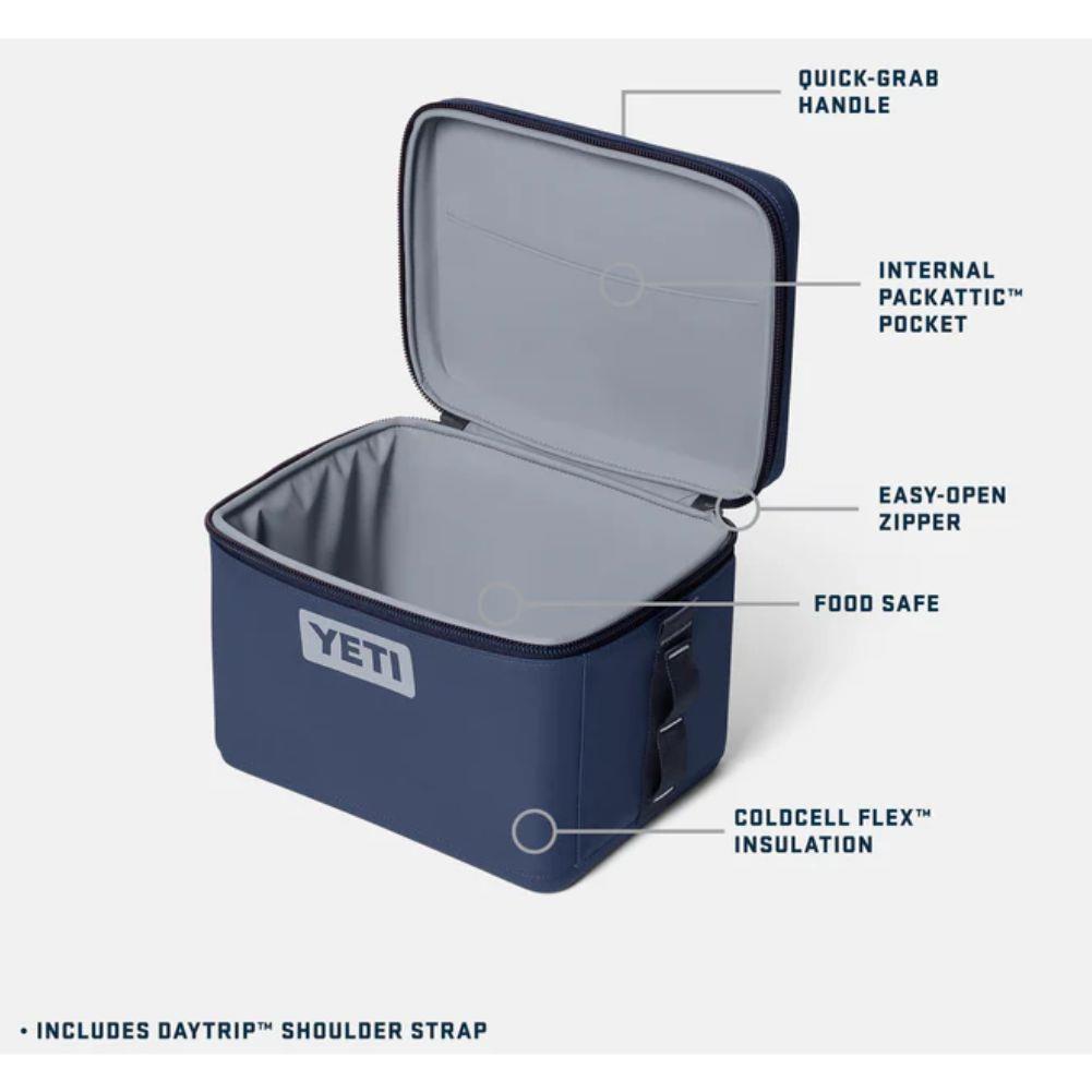 Yeti Daytrip 9L Insulated Box (Pace Purple/Blue) open