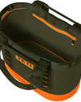 Yeti Camino 35L Carryall Tote Bag (Olive/King Crab Orange) open