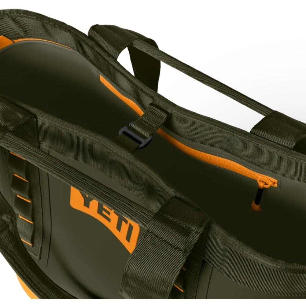 Yeti Camino 35L Carryall Tote Bag (Olive/King Crab Orange) clip