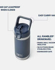 Yeti Rambler Jr 12 oz (355 ml) Kids' Bottle (Pace Purple) info