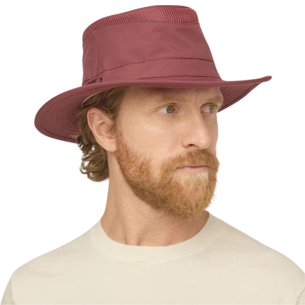 Tilley LTM5 Airflo Sun Hat (Mulberry) man angle