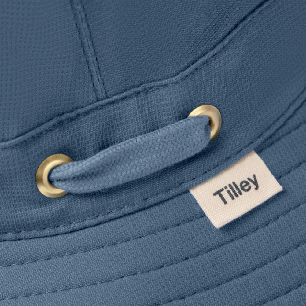 Tilley T5MO Adventure Airflo Hat (Mid Blue) tag