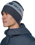 Montane Logo Cuffed Beanie Hat (Dark Sky) angle