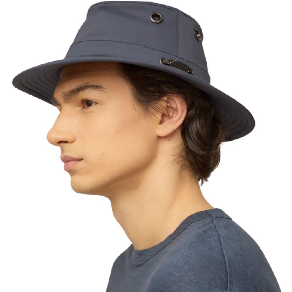 Tilley T5 Adventure Ultralight Hat (Dark Navy) side