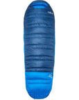 Rab Ascent Down Sleeping Bag (-18°C) - Long - Left Zip (Tempest Blue/Maya Blue)