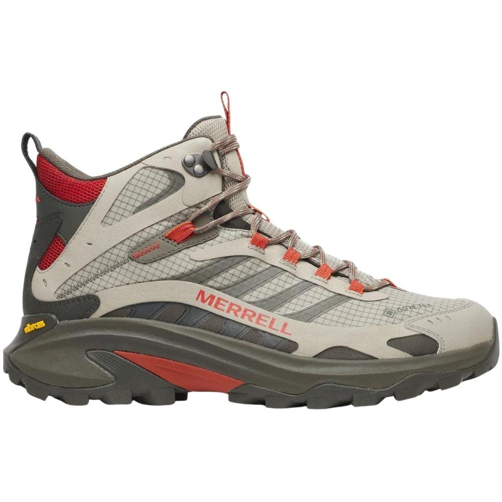Merrell Men's Moab Speed 2 Mid GORE-TEX Hiking Boot (Diorite/Ember)