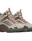 Merrell Men's Moab Speed 2 Mid GORE-TEX Hiking Boot (Diorite/Ember) pair