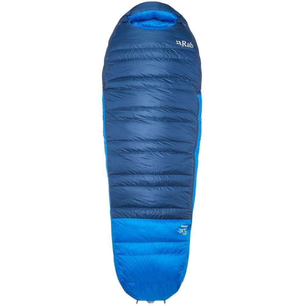 Rab Ascent Down Sleeping Bag (-24°C) Long - Left Zip (Tempest Blue/Maya Blue)