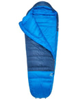 Rab Ascent Down Sleeping Bag (-24°C) Long - Left Zip (Tempest Blue/Maya Blue)