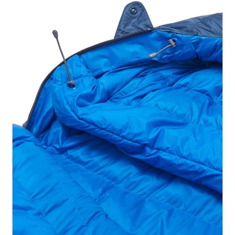 Rab Ascent Down Sleeping Bag (-24°C) Long - Left Zip (Tempest Blue/Maya Blue)