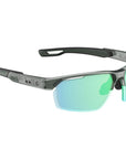 Bollé Victus Pro Sunglasses - Medium (Black Frost/Phantom Clear Green Photochromic) angle