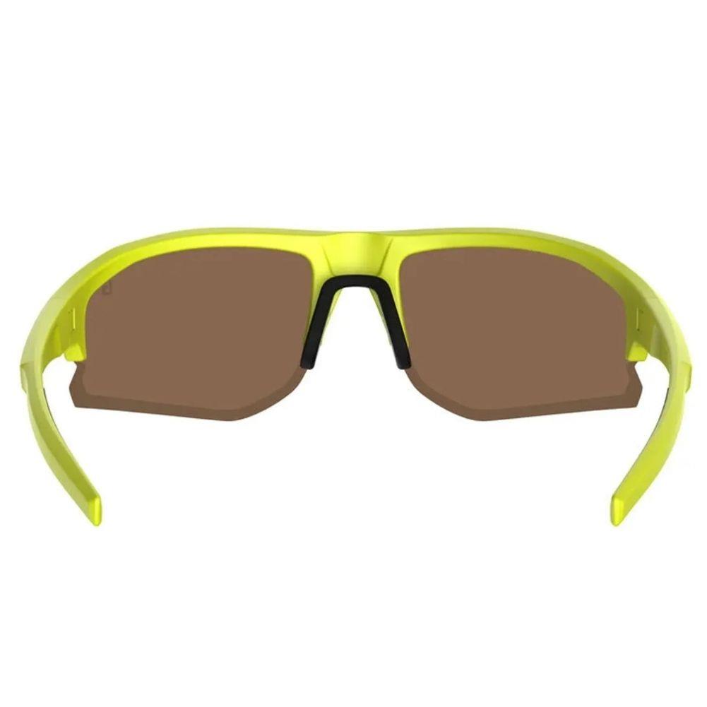 Bollé Bolt 2.0 Sunglasses - Medium (Acid Yellow Matte/Brown Blue) Back
