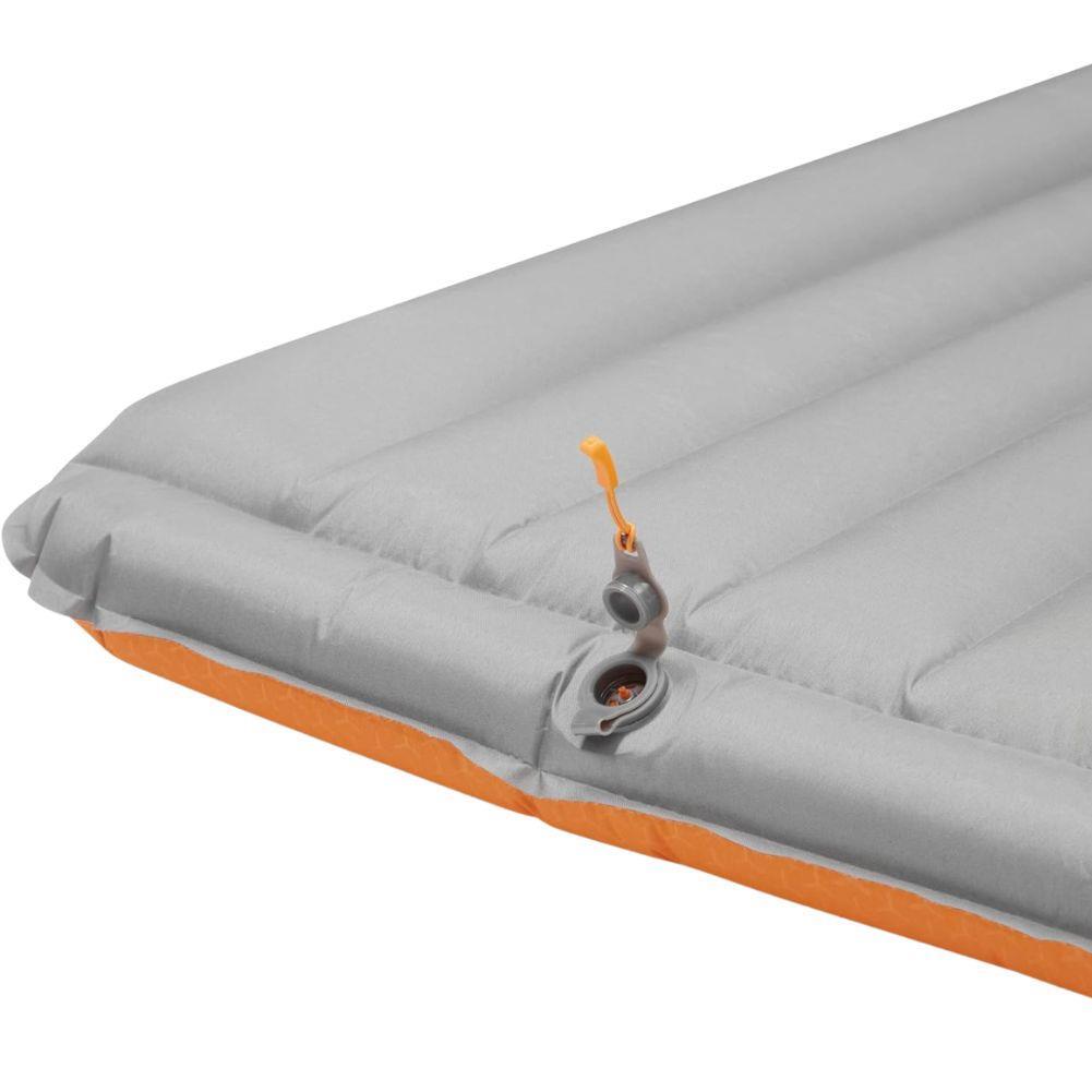 Rab Hypersphere 9.5 Down Sleep Mat - Long Wide (Marmalade) angle