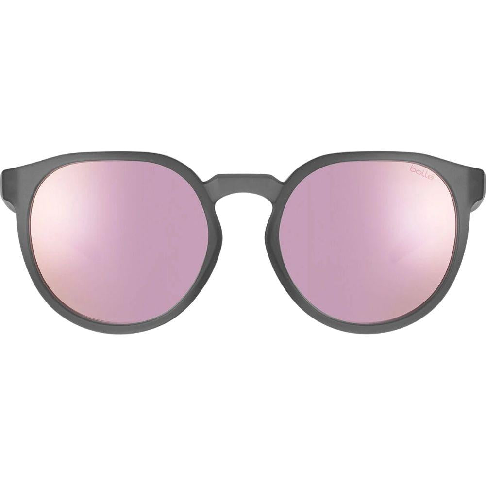 Bollé Merit Sunglasses - Small (Black Crystal Matte/Brown Pink Polarised) Front