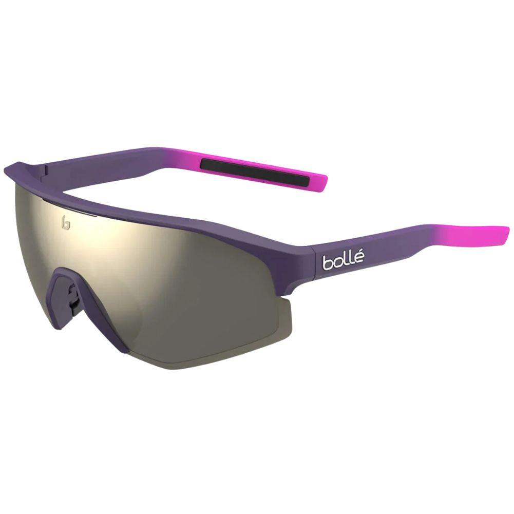 Bollé Lightshifter Sunglasses - Medium (Burgundy Pink Matte/TNS Gold)