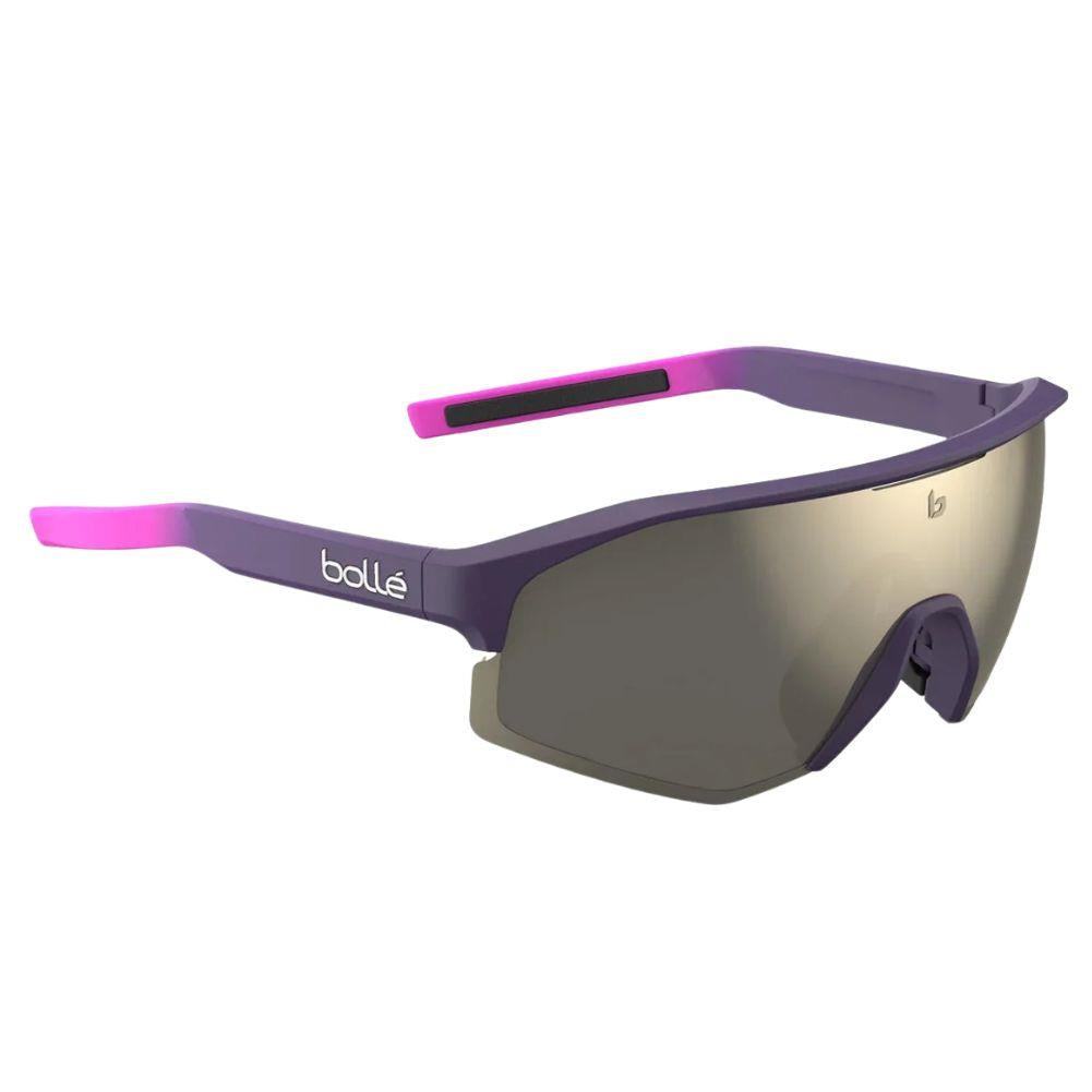 Bollé Lightshifter Sunglasses - Medium (Burgundy Pink Matte/TNS Gold)