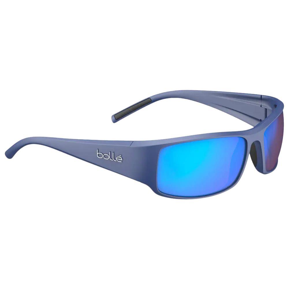 Bollé King Sunglasses - Large (Dark Blue Matte/Brown Blue) Side