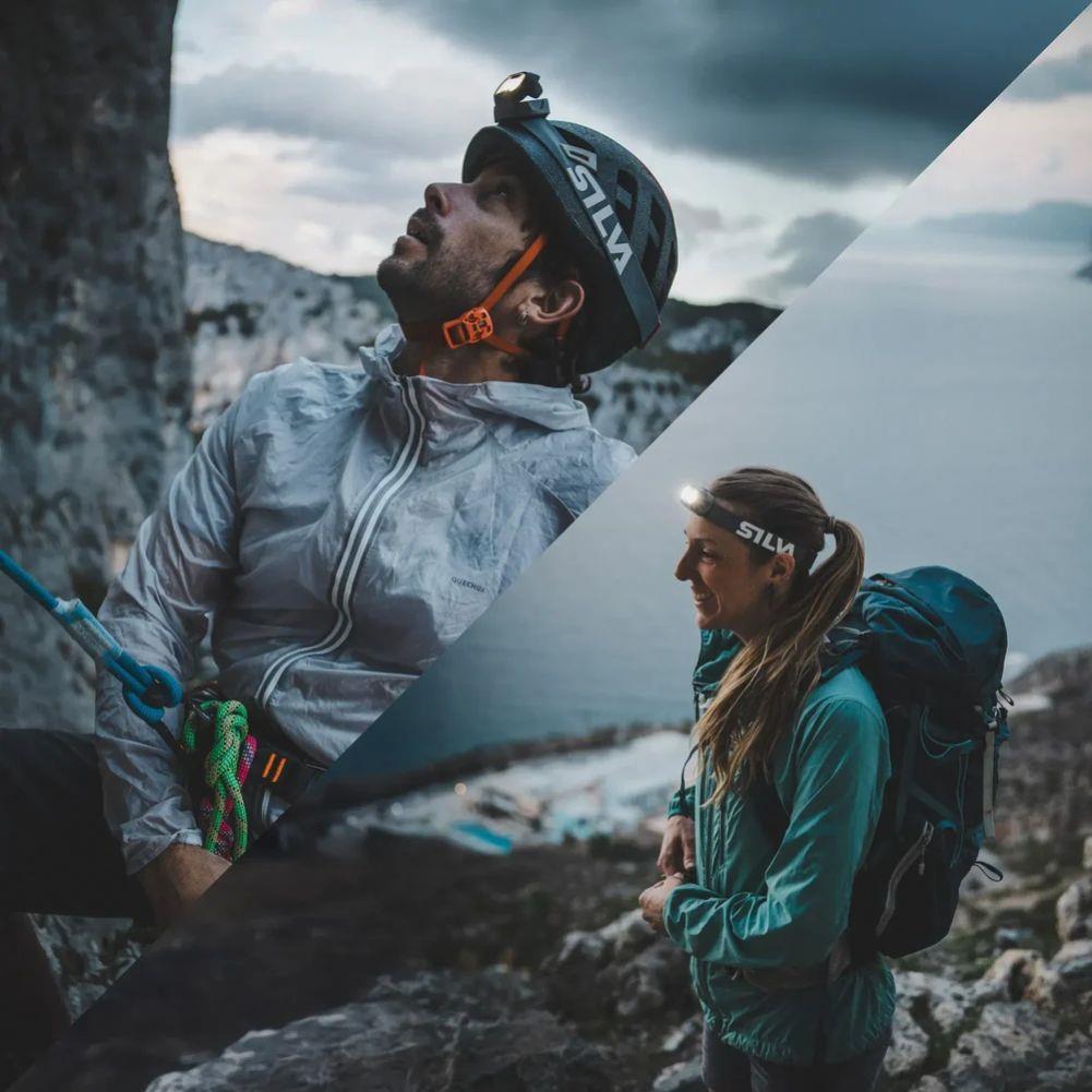 Silva Seek 600 Rechargeable Headtorch (Midnight) climb