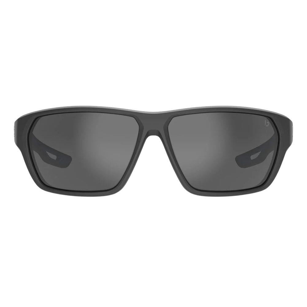 Bollé Airfin Sunglasses - Small/Medium (Black Matte Blue/TNS Polarised) Front
