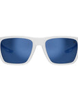 Bollé Airdrift Sunglasses - Medium (White Matte Navy/Volt+Offshore Polarised) Front