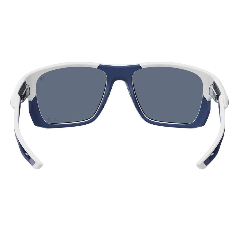 Bollé Airdrift Sunglasses - Medium (White Matte Navy/Volt+Offshore Polarised) Back