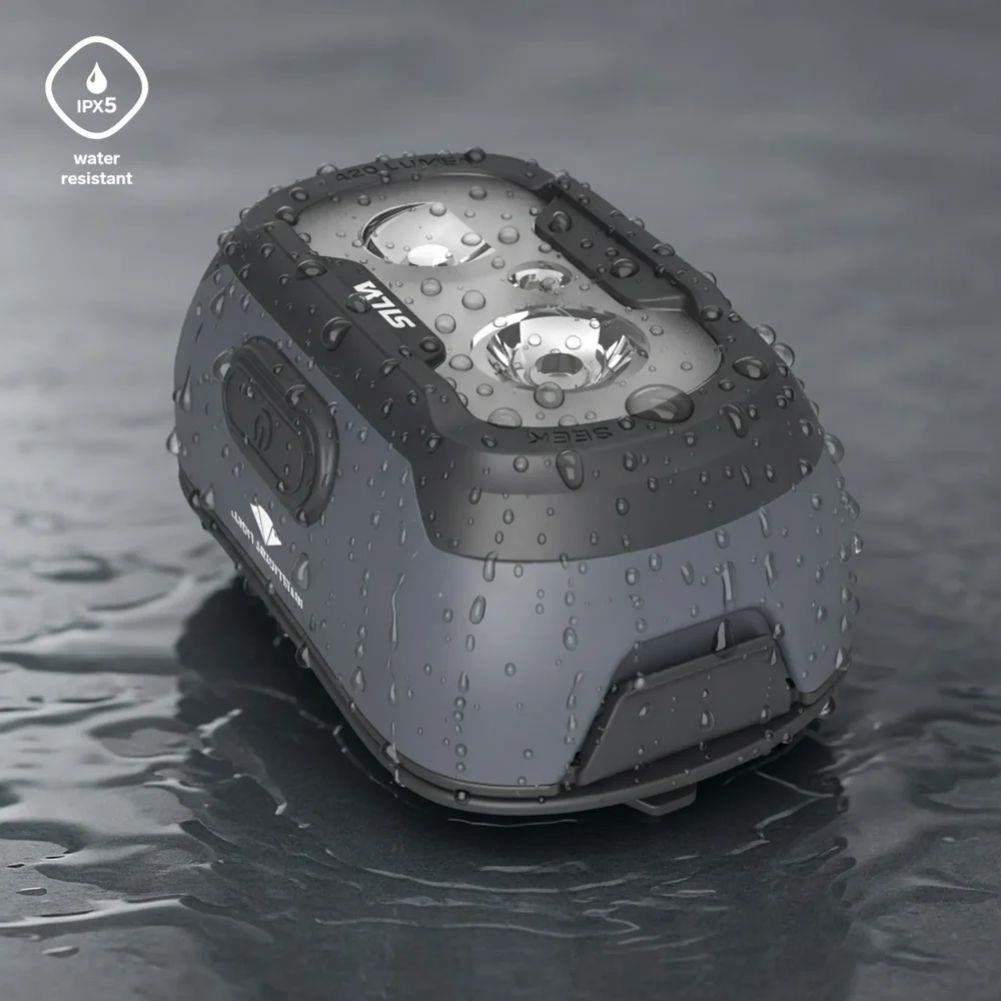 Silva Seek 320 Headtorch (Mountain Mist) water