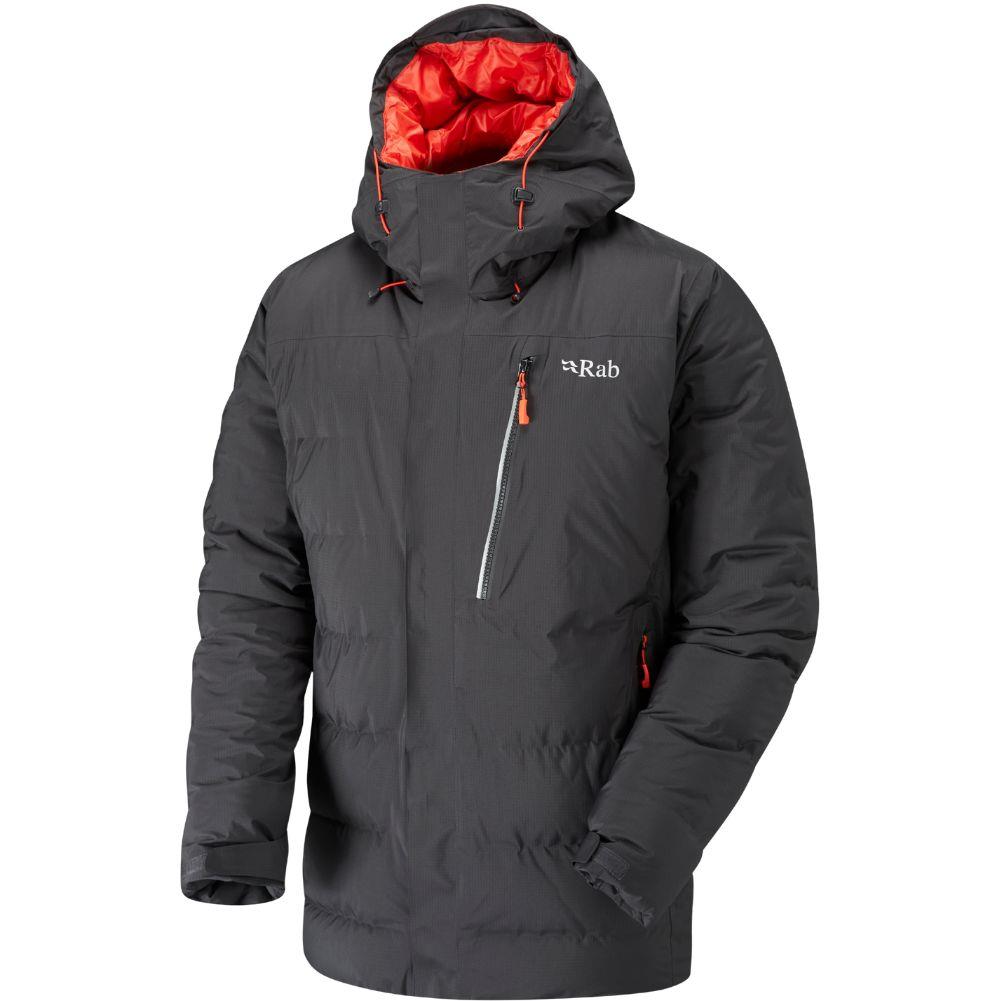 Rab Men's Resolution Waterproof Down Jacket (Black) angle
