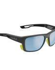 Bollé Airdrift Sunglasses - Medium (Black Matte Acid/Sky Blue Polarised) Side