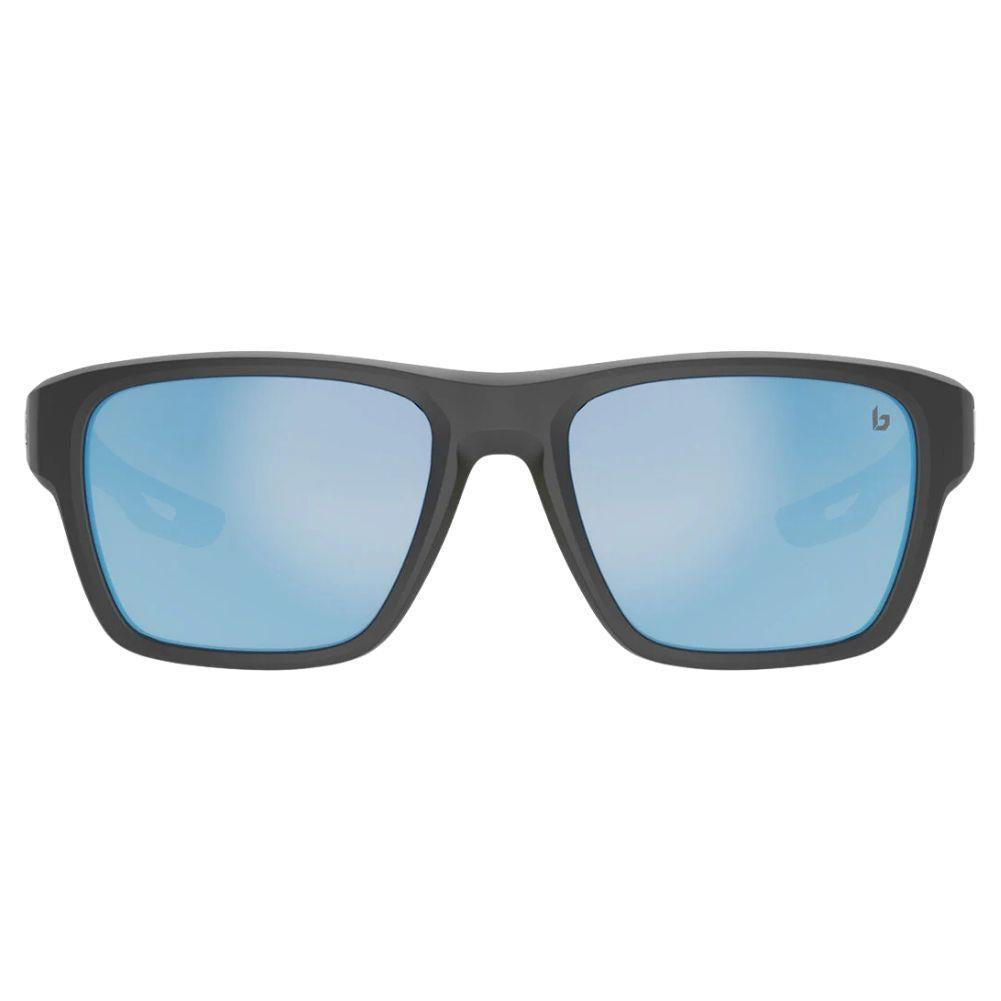 Bollé Airdrift Sunglasses - Medium (Black Matte Acid/Sky Blue Polarised) Front