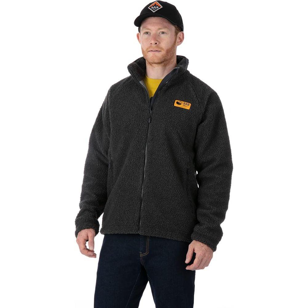 Rab Men's Original Pile Jacket (Grit) standing