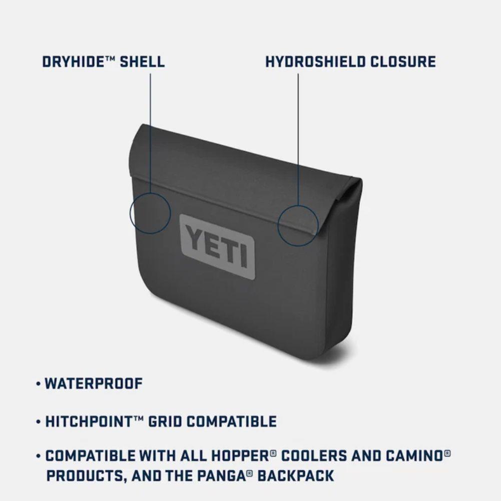 Yeti Sidekick Dry 3L Waterproof Gear Case (Olive/King Crab Orange) info