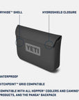 Yeti Sidekick Dry 3L Waterproof Gear Case (Olive/King Crab Orange) info